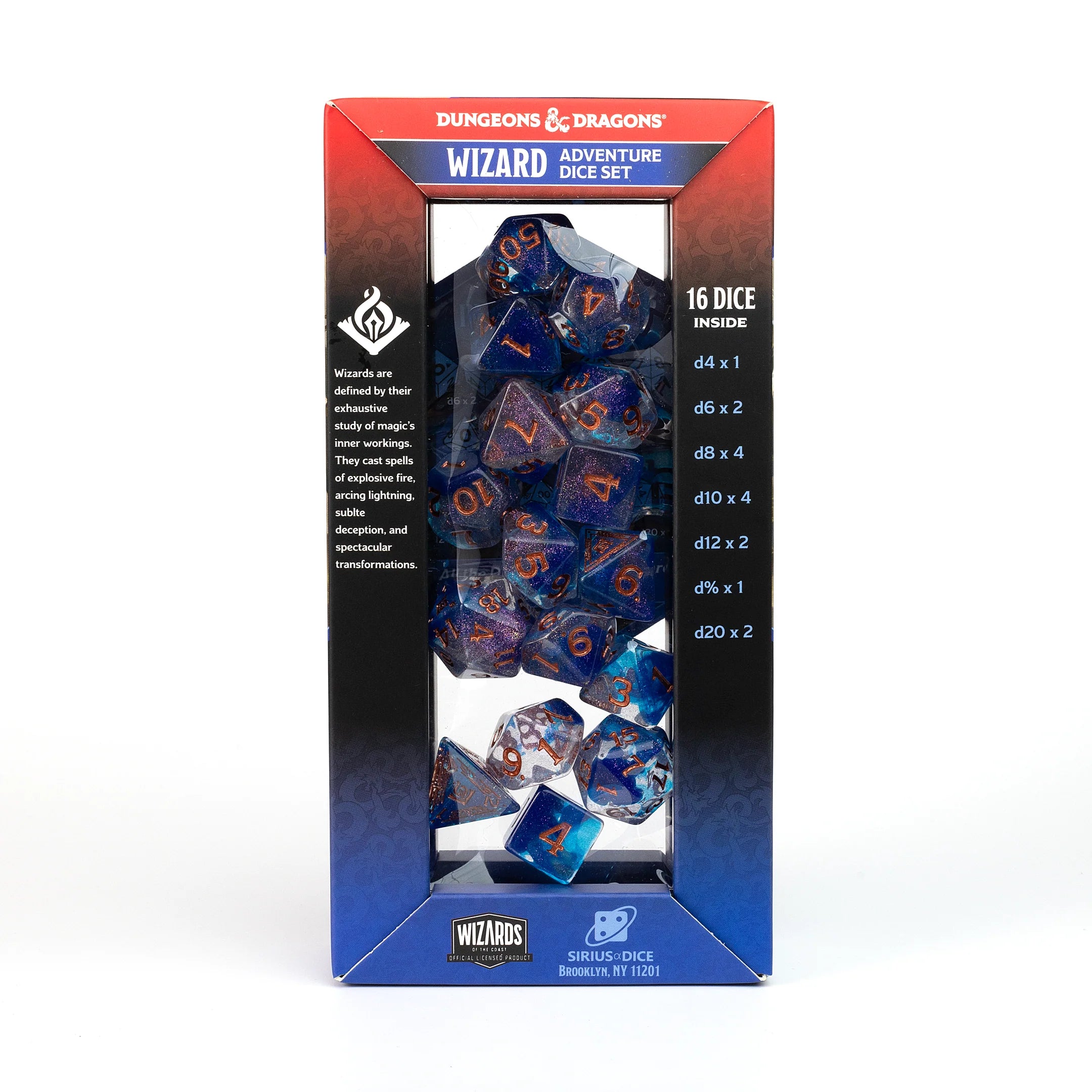 Wizard Blue - Adventure Dice
