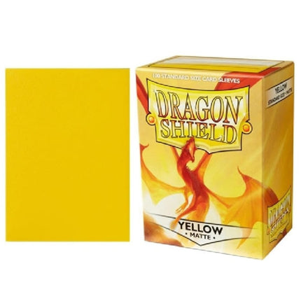 Dragon Shield Sleeves: Standard - Matte Yellow (100 ct.)