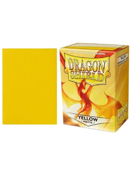 Dragon Shield Sleeves: Standard - Matte Yellow (100 ct.)