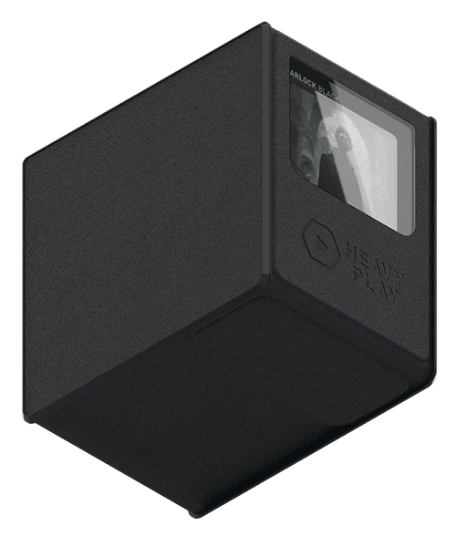 Deckbox - Max Warlock Black 133 Double Sleeve Heavy Play