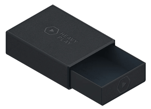 Dicebox Max - Warlock Black Heavy Play