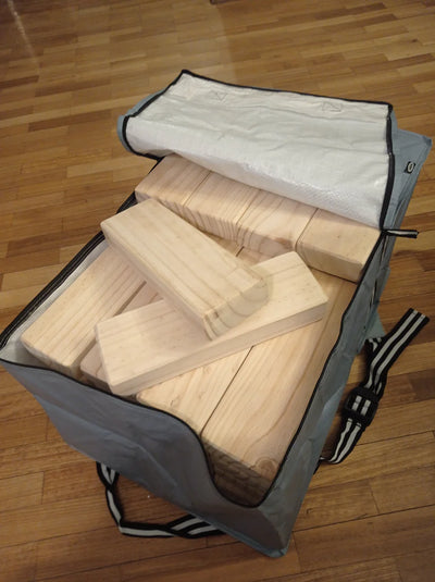 Jenga XXL + Bolso Celeste | Juegos de mesa para todas las edades en PiedraBruja Chile