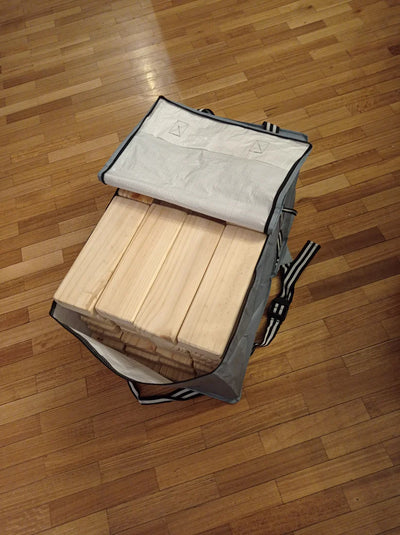 Jenga XXL + Bolso Celeste | Juegos de mesa para todas las edades en PiedraBruja Chile