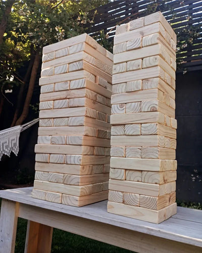 Jenga XXL + Bolso Celeste | Juegos de mesa para todas las edades en PiedraBruja Chile