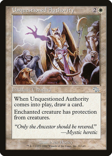 Unquestioned Authority Regular  (ingles) 31