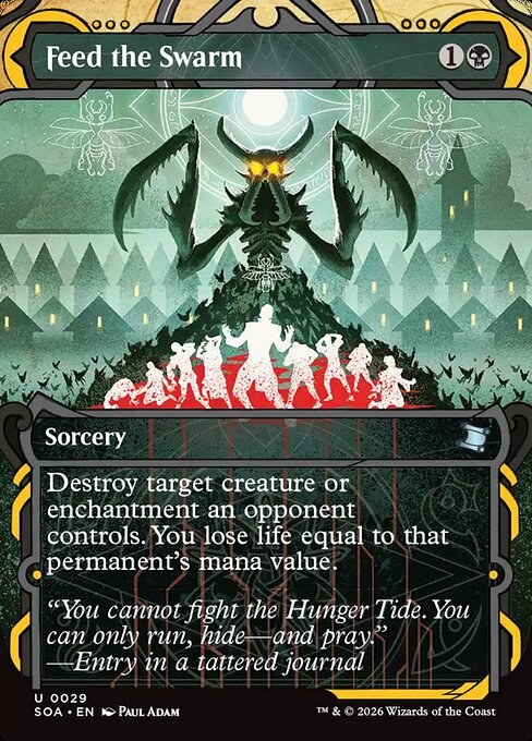 Feed the Swarm Showcase  (ingles) 29 | Singles MTG en PiedraBruja