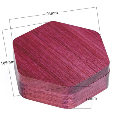 Caja de Madera - Hexagonal | Dados para juegos de rol y mesa en PiedraBruja Chile
