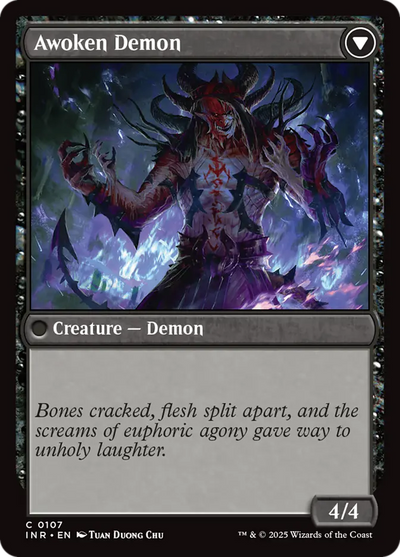 Ecstatic Awakener // Awoken Demon Regular Foil (ingles) 107