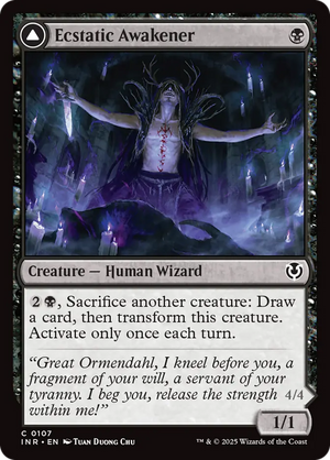 Ecstatic Awakener // Awoken Demon Regular Foil (ingles) 107
