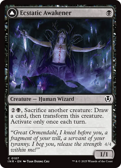 Ecstatic Awakener // Awoken Demon Regular Foil (ingles) 107