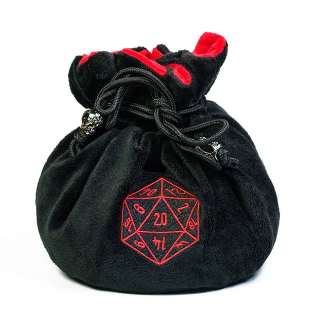 Bolsa Pouch Gigante de Franela - Negro Arcano