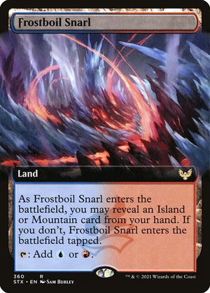 Frostboil Snarl Extended Foil (ingles) 360 | Singles MTG en PiedraBruja