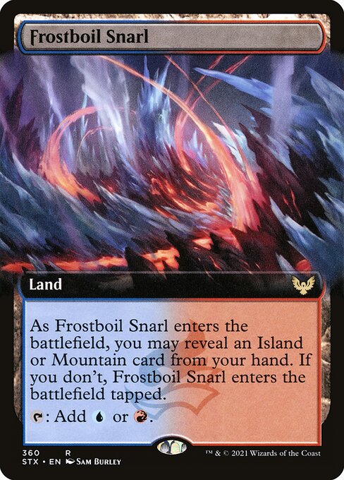 Frostboil Snarl Extended Foil (ingles) 360 | Singles MTG en PiedraBruja