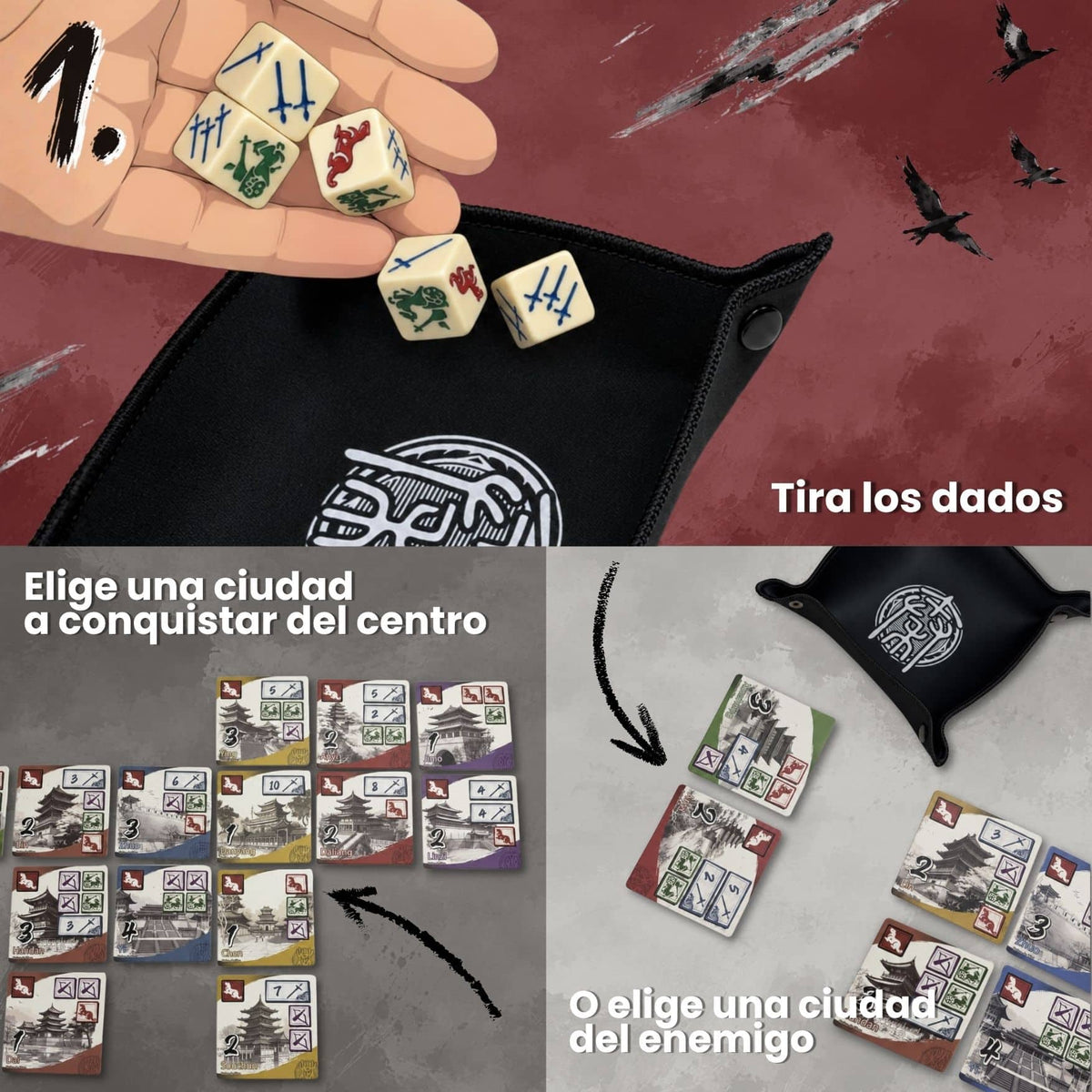 Age of War cómo se juega tira los dados