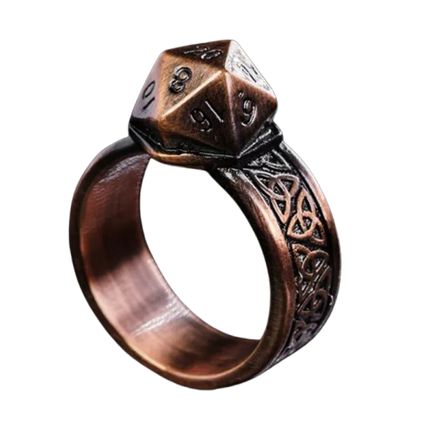 Anillo D20 Mini - Cobre