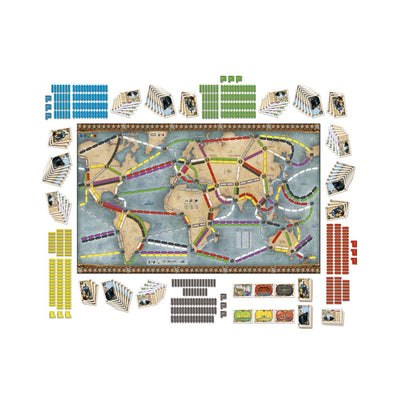 ¡Aventureros al Tren! - La Vuelta al Mundo | Juegos de mesa para todas las edades en PiedraBruja Chile