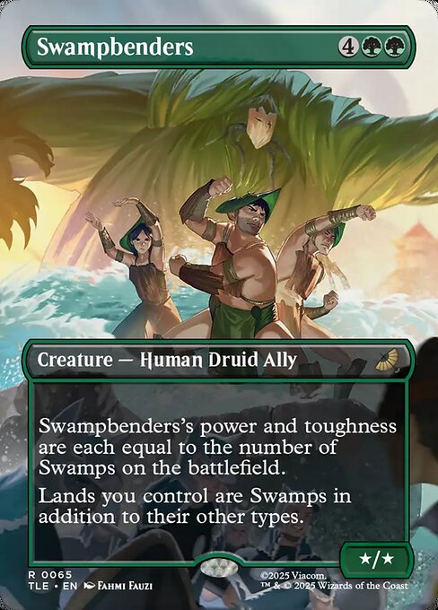 Swampbenders Borderless Foil (ingles) 65 | Singles MTG en PiedraBruja
