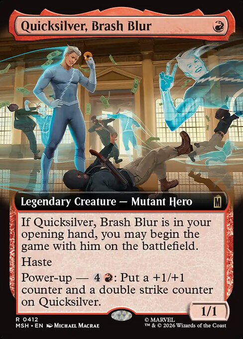 Quicksilver, Brash Blur Regular Foil (ingles) 412 | Singles MTG en PiedraBruja