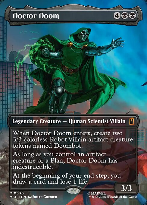 Doctor Doom Regular (ingles) 336 | Singles MTG en PiedraBruja