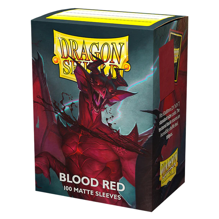 Protectores Dragon Shield Standard Color Blood Red 'Simurag'  Matte (100 unidades)