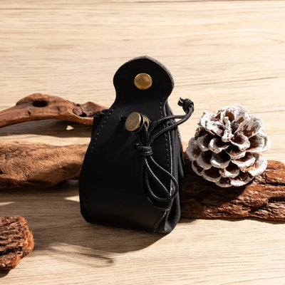 Bolsa de Cuero para Dados - Negra