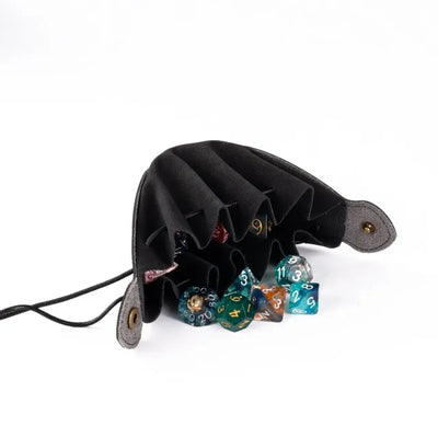 Bolsa de Cuero para Dados - Negra