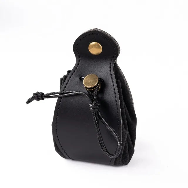 Bolsa de Cuero para Dados - Negra