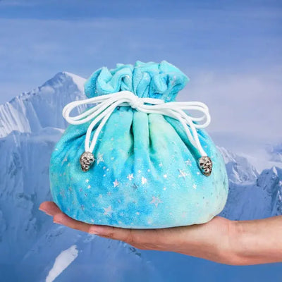 Bolsa de Dados de Franela Arcoíris - Celeste