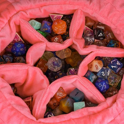 Bolsa de Dados de Franela Arcoíris - Roja