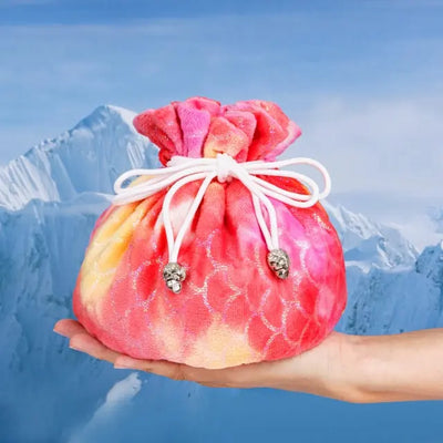 Bolsa de Dados de Franela Arcoíris - Roja