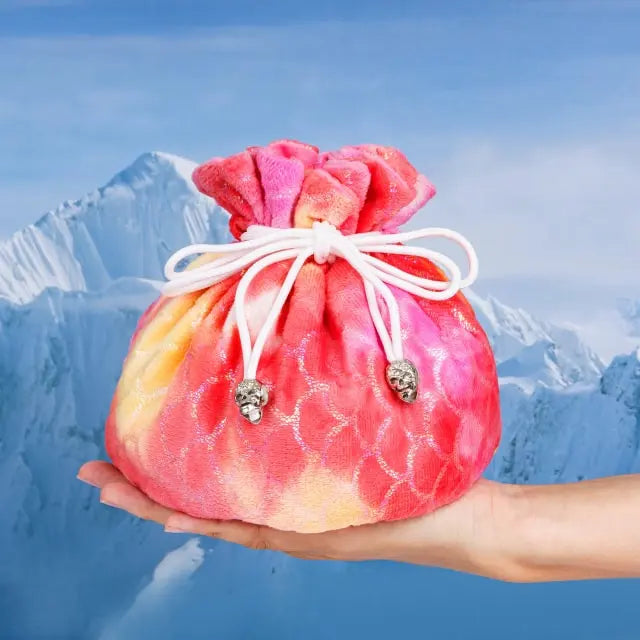Bolsa de Dados de Franela Arcoíris - Roja