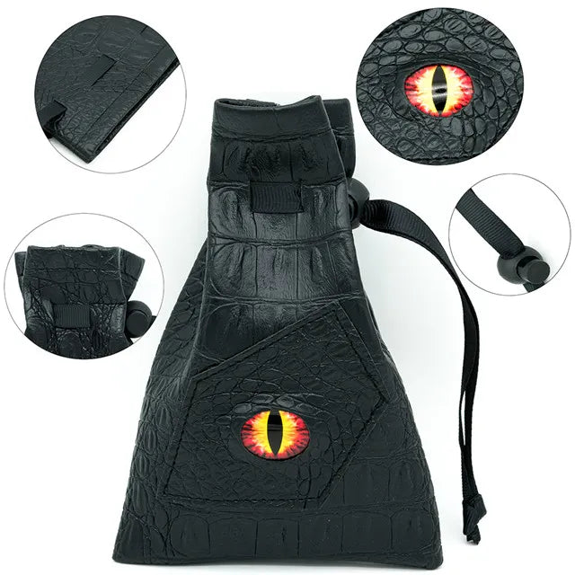 Pouch - Bolsa para Dados: Ojo de Dragon Amarillo