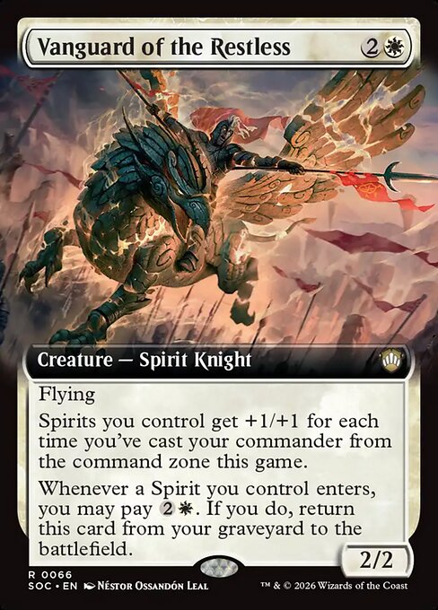 Vanguard of the Restless Extended  (ingles) 66| Singles MTG en PiedraBruja