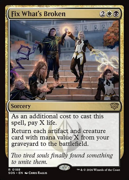 【フルfoil】リベリオン　パウパー MTG Fix What's Broken Regular Foil (ingles) 188| Singles MTG en