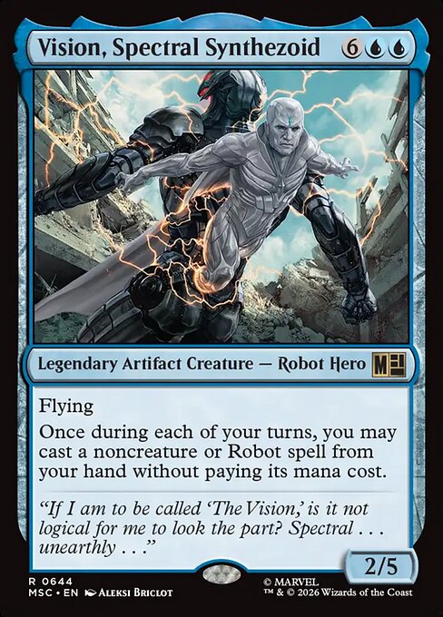 Vision, Spectral Synthezoid Regular Foil (ingles) 644 | Singles MTG en PiedraBruja