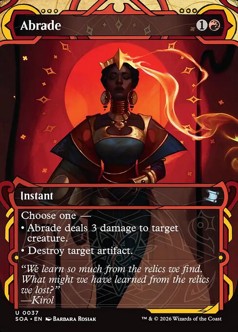 Abrade Showcase Foil (ingles) 37 | Singles MTG en PiedraBruja