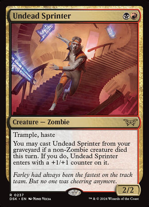 Undead Sprinter Regular Foil  237 (Ingles)