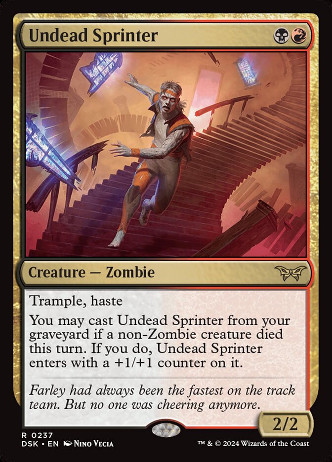 Undead Sprinter Regular Foil  237 (Ingles)
