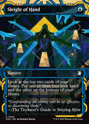 Sleight of Hand Borderless  (ingles) 22 | Singles MTG en PiedraBruja