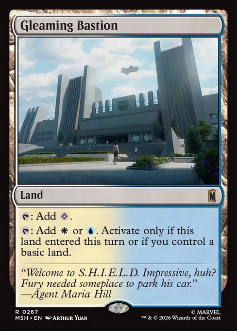 Gleaming Bastion Regular Foil (ingles) 267 | Singles MTG en PiedraBruja
