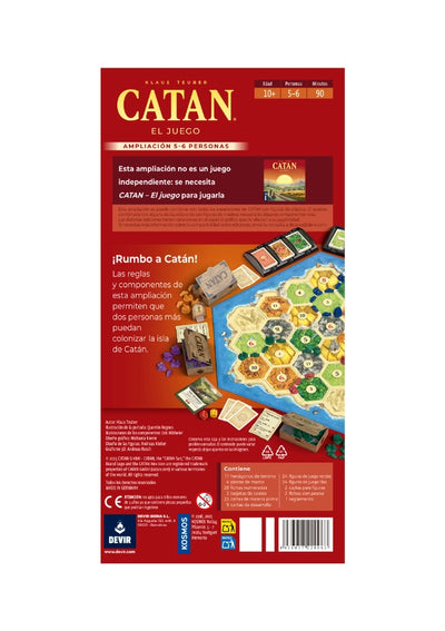 Catan -  Ampliación para 5-6 Jugadores
