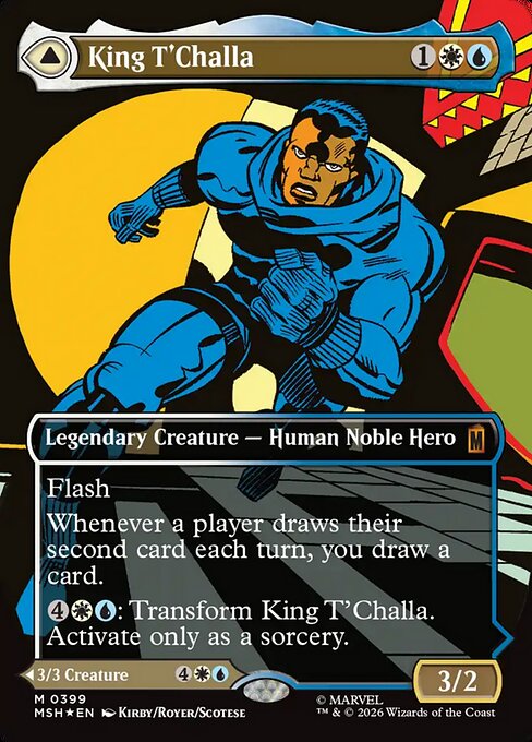 King T'Challa // Black Panther, Hope Enduring Regular Foil (ingles) 399 | Singles MTG en PiedraBruja
