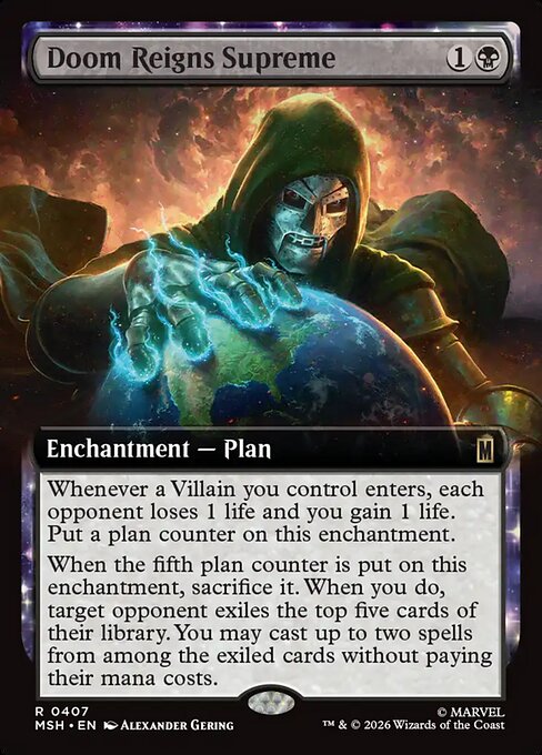 Doom Reigns Supreme Regular Foil (ingles) 407 | Singles MTG en PiedraBruja