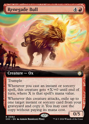 Renegade Bull Extended  (ingles) 84| Singles MTG en PiedraBruja