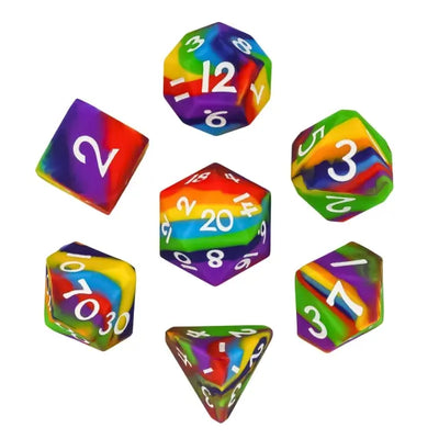 Especial - Silicona Iris | Dados para juegos de rol y mesa en PiedraBruja Chile