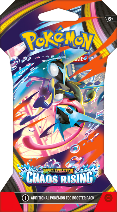 Mega Evolution Chaos Rising Sleeved Booster ING | Pokémon TCG, sobres, cartas pokemon y coleccionables en PiedraBruja Chile