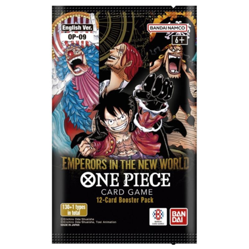 OP09 The Four Emperors - Booster | One Piece Card Game, sobres y cartas coleccionables en PiedraBruja Chile