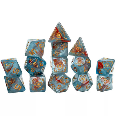 Cleric Light Blue/Red - Adventure Dice