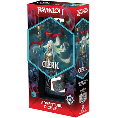 Cleric Light Blue/Red - Adventure Dice