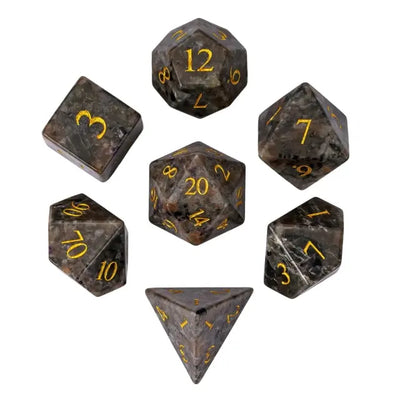 Especial - Piedra Yooperlite Natural | Dados para juegos de rol y mesa en PiedraBruja Chile